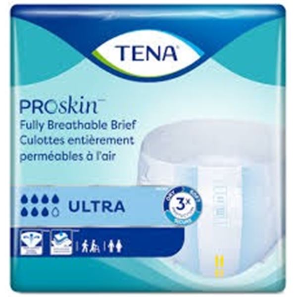 NEW TENA 40 LARGE PROSKIN FULLY BREATHABLE BRIEF