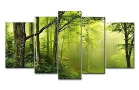 Forest View Panel NEW 5 PANEL GREEN FOREST TREES PANELS