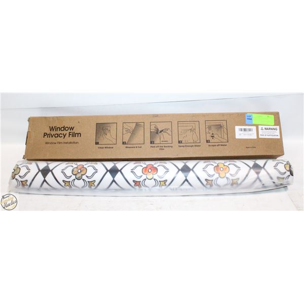 NEW COAVAS WINDOW FILMS FLOWERS 23.6 X 78.7"
