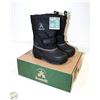 Image 1 : KAMIK WATERBUG 5 CHILDRENS SIZE 12 BLACK BOOTS