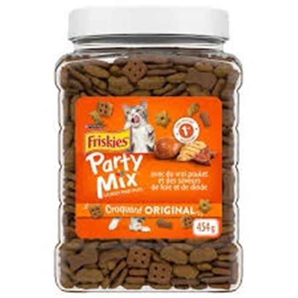 NEW 3 X 454G FRISKIES PARTY MIX