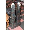 Image 1 : PAIR OF LARGE METAL PATIO OIL TORCH H-43"