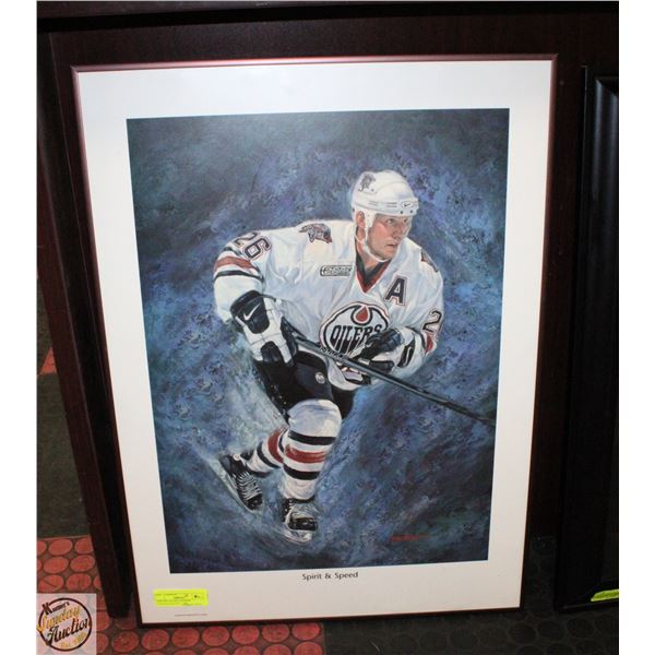 2008 NHL OILERS ANDREW COGLIANO 26"x29" - 3RD