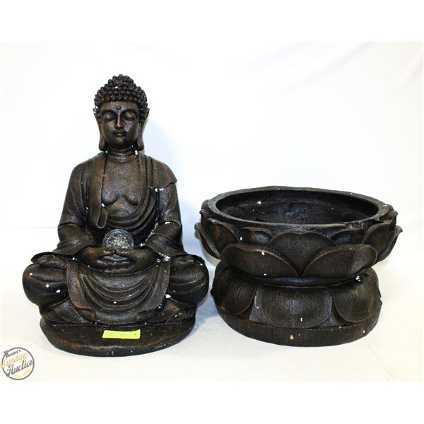 BUDDAH STATUE WITH WATER