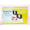 Image 1 : NEWPORT DUO TWO RECTANGLE SHELVES