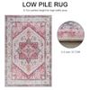 Image 1 : BRAND NEW BRICHOEE 6X9FT MEDALLION RUG BERRY