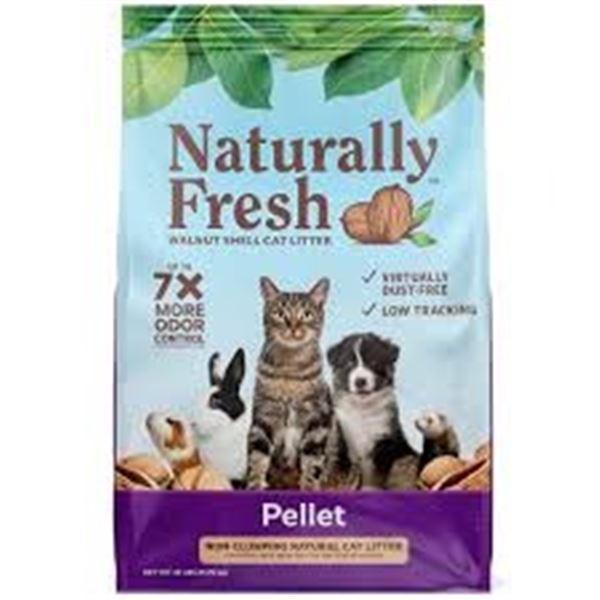 NEW 26LB NATURALLY FRESH WALNUT SHELL LITTER PELLE
