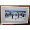Image 1 : BILL BROWNRIDGE PRINT FRAMED 21.5" X 33"