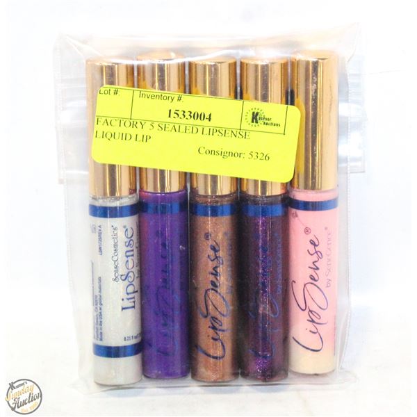 4 SEALED 1 UNSEALED LIPSENSE LIQUID LIP