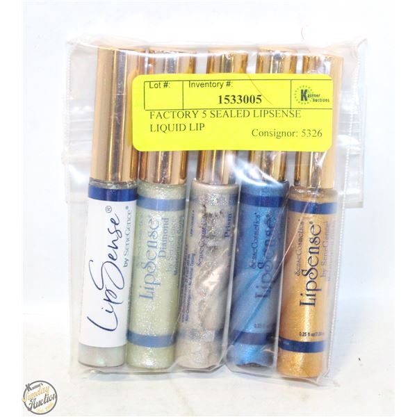 5 SEALED LIPSENSE LIQUID LIP