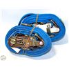 Image 1 : 2 NEW 1 INCH RATCHET STRAPS