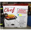 Image 1 : NEW MASTER CHEF 14 IN X 14 IN PORTABLE CHARCOAL