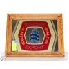 Image 1 : VINTAGE GLASS MOLSON EXPORT FRAMED MIRROR 11.25" X