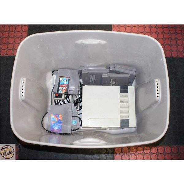 ORIGINAL NINTENDO 3 CONTROLLERS AND 9 GAMES