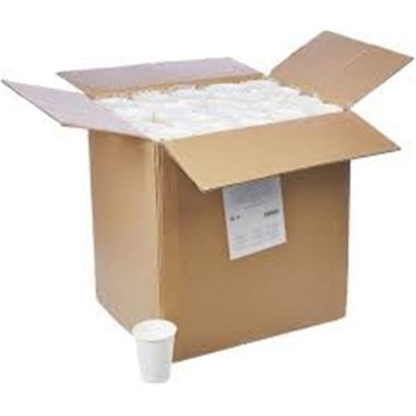 NEW AMAZON BASICS 12 OZ 1K COUNT HOT PAPER CUPS