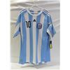 Image 1 : SIZE LARGE MESSI SOCCER JERSEY