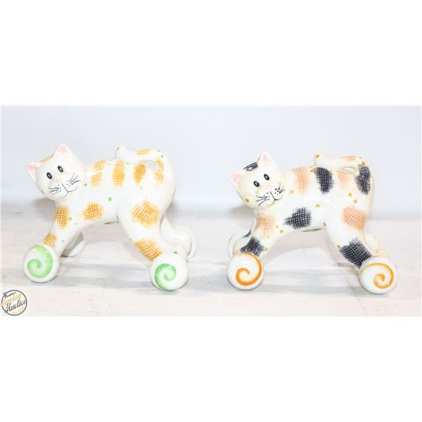 VINTAGE QUIRKY, PORCELAIN SALT &