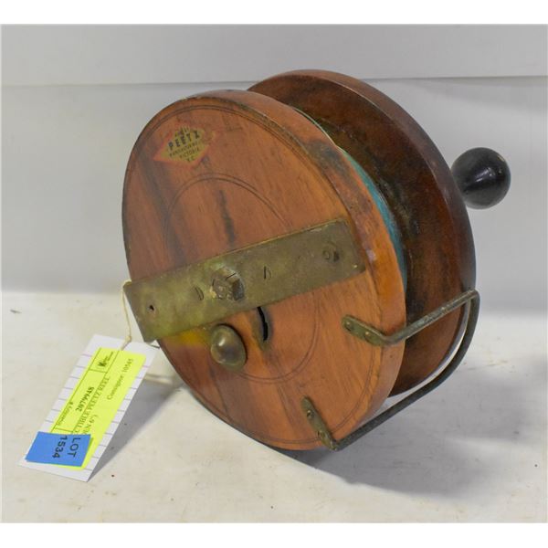 COLLECTIBLE PEETZ REEL (WOODEN 6”)