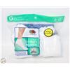 Image 1 : ANKLE SOCKS WHITE 6-12 SIZE 6-PACK FRUIT OF THE