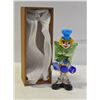 Image 1 : GLASS CLOWN ORNAMENT 8” TALL (ONE HAND