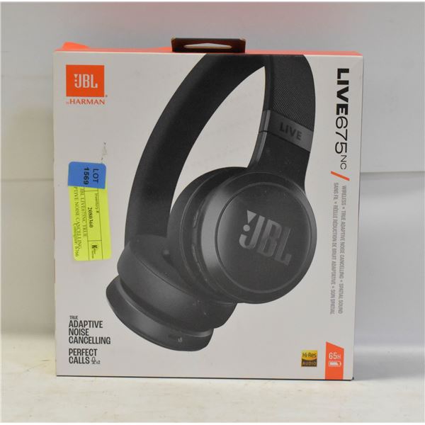 NEW JBL LIVE675NC TRUE ADAPTIVE NOISE CANCELLING