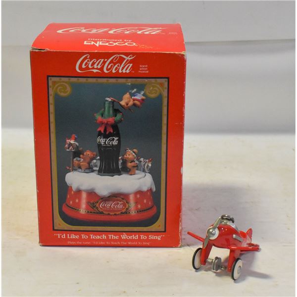 COCA COLA CHRISTMAS MUSICAL ORNAMENT