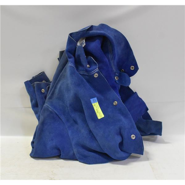 EXTRA LARGE, A SAFE, WELDING JACKET, BLUE