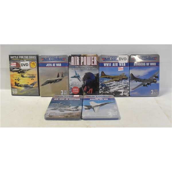 7 NEW SEALED AIR FORCE DVD SETS