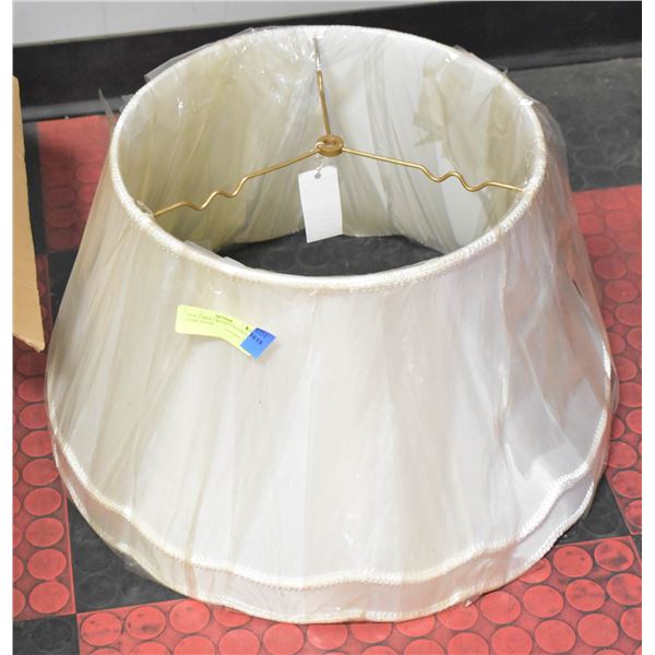 NEW LARGE CREAM COLOURED LAMP SHADE
