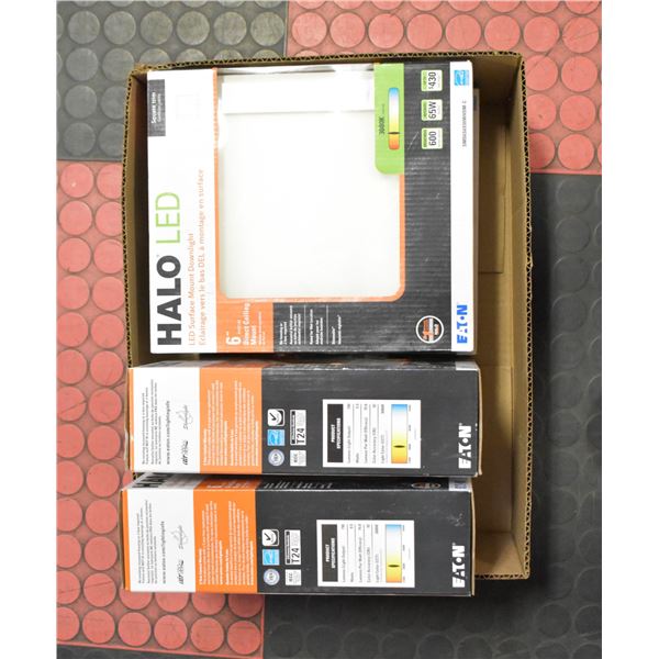 FLAT WITH 4 NEW HALO LED SURFACE MOUNT