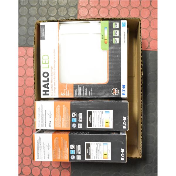 FLAT WITH 4 NEW HALO LED SURFACE MOUNT