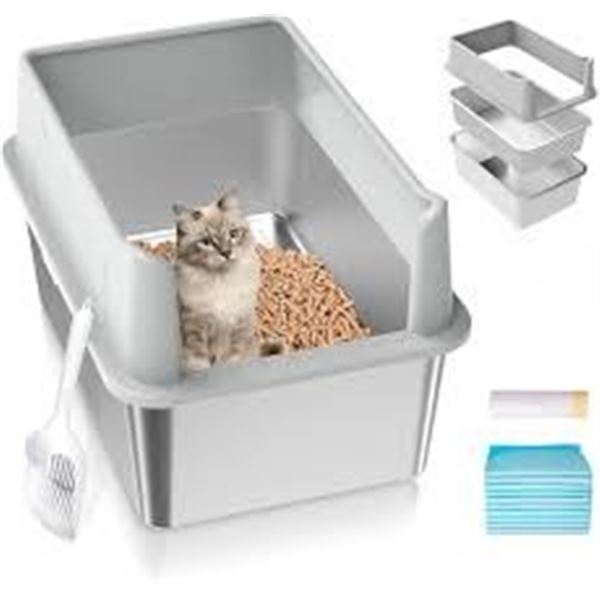 NEW ZUQQONY SIFTING CAT LITTER BOX