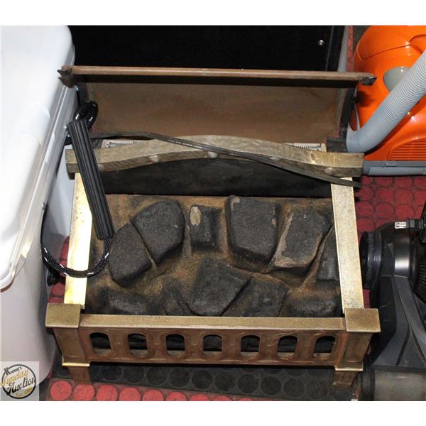 VINTAGE ELECTRIC FIREPLACE TESTED WORKING