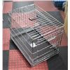 Image 1 : DOG CRATE: 24" X 19" X 17"