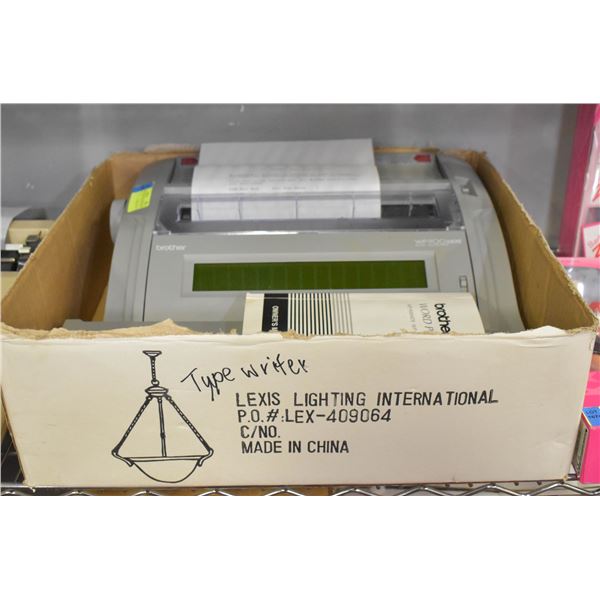 BROTHER WORD PROCESSOR BOOK WRITING