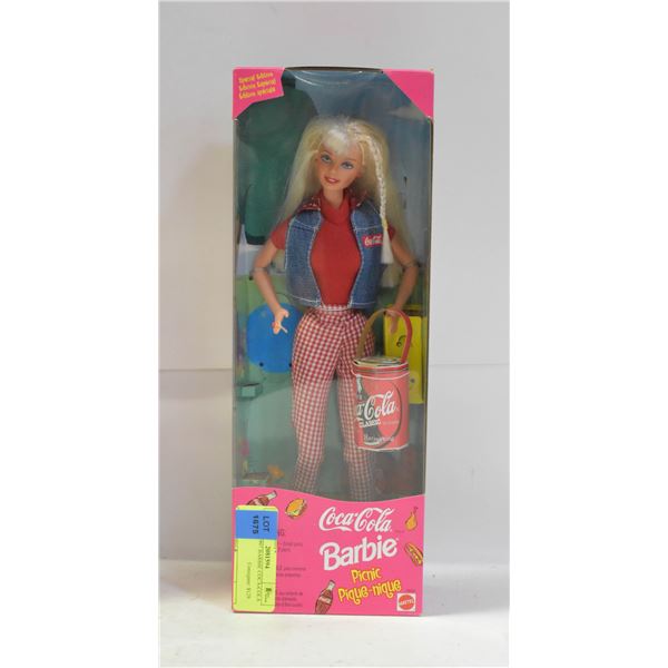 NEW OLD 1997 BARBIE COCA-COLA PICNIC