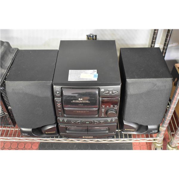 PIONEER 25 DISC DUAL CASSETTE KARAOKE STEREO