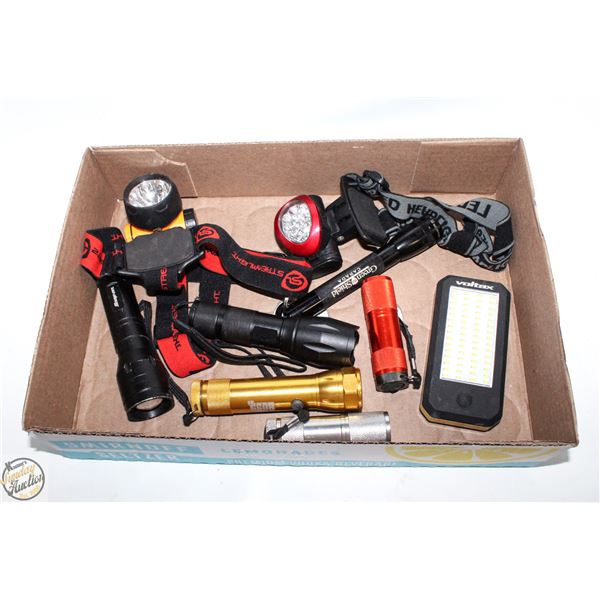 FLASHLIGHTS AND HEADLAMPS ETC