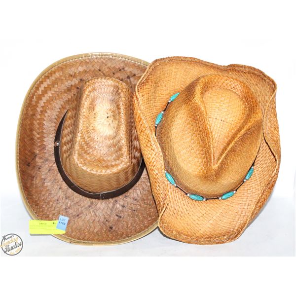 (2) MADE IN MEXICO COWBOY HAT & BRADLEY COWBOY