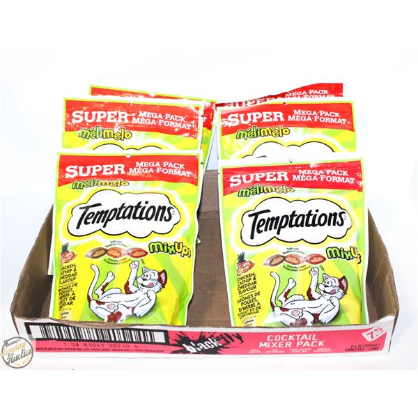 6 X 350GR TEMPTATION CAT TREATS BB 4/25