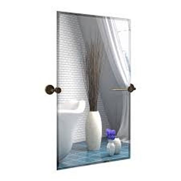 NEW HAMILTON HILLS 20 X 30" BRONZE RECTANGLE MIRRO