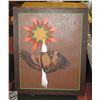 Image 1 : DALE STONECHILD PAINTING OF "THE EAGLE"  20" X 24"