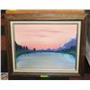 Image 1 : 1984 ORANGE SKIES BY GAIRDNER 19" X 13"