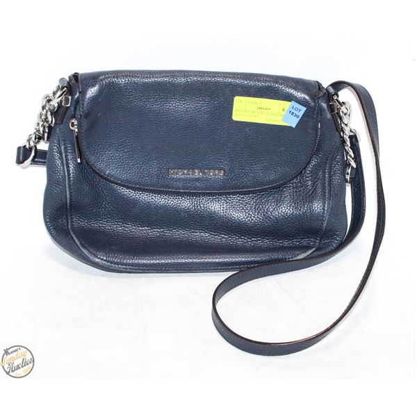 GENUINE MICHAEL KORS DARK BLUE LEATHER