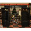 Image 1 : 3PCS BLACK ENTERTAINMENT UNIT 93" X 20" X 70"