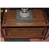 Image 1 : VINTAGE 2 TIER SERVING CART ON WHEELS