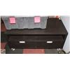 Image 1 : ROLLING STAND WITH 2 DRAWERS 47" X 22" X 24"