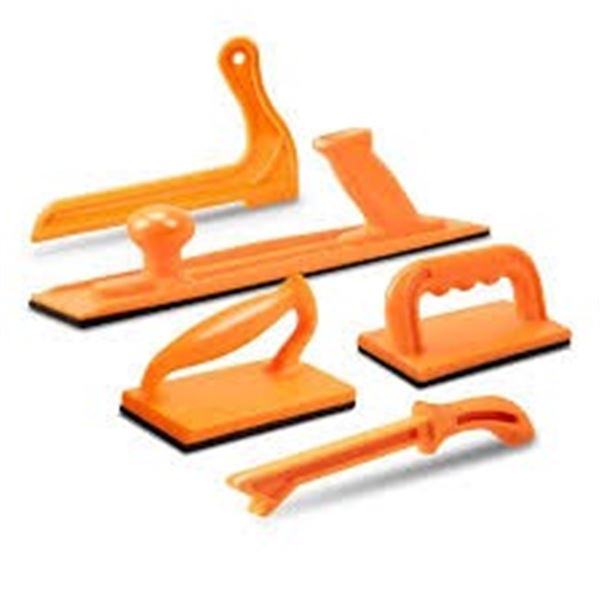 NEW 5PC POWERTEC SAFETY PUSH BLOCK