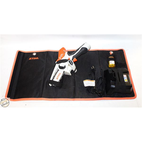 STIHL GTA26 MINI CORDLESS CHAINSAW TESTED WORKING