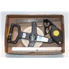 Image 1 : 100 FT TAPE, CHALK LINE, COMPOUND SQUARE